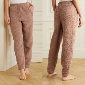 SKIMS Sherpa Teddy 🧸 Joggers In The Color Desert Brown Size M
